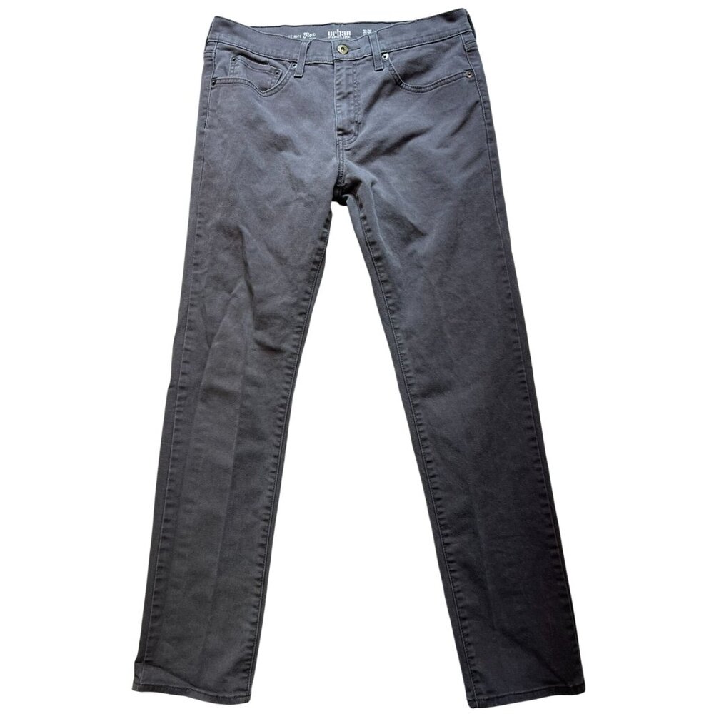 Urban Pipeline Men's Ultimate Flex Slim Fit Jeans Stretch Size 32x32 Gray Solid